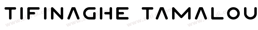 Tifinaghe Tamalout N字体转换